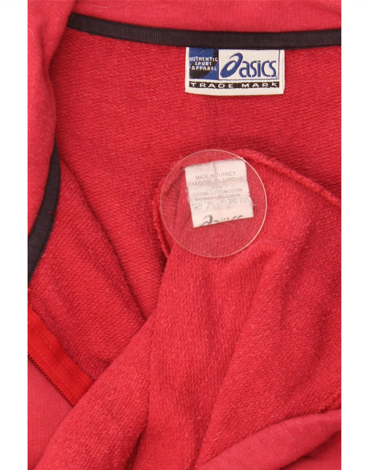 Jachetă pentru trening Asics pentru bărbați, bumbac roșu 2XL