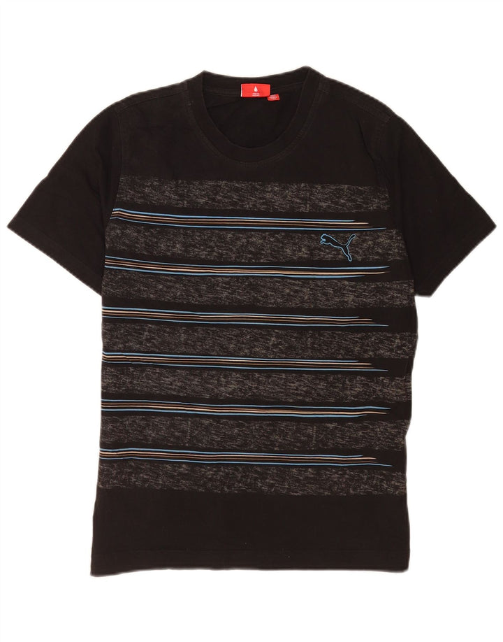 Tricou pentru bărbați Puma Top Medium Black Striped