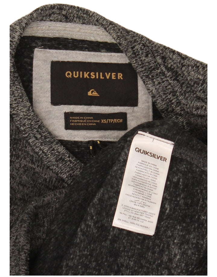 Pulover Quiksilver pentru bărbați XS Poliester cu pături gri
