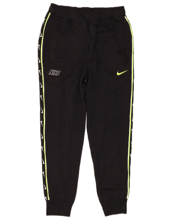 Pantaloni de trening grafic pentru bărbați Nike Pantaloni de jogging, poliester negru mic