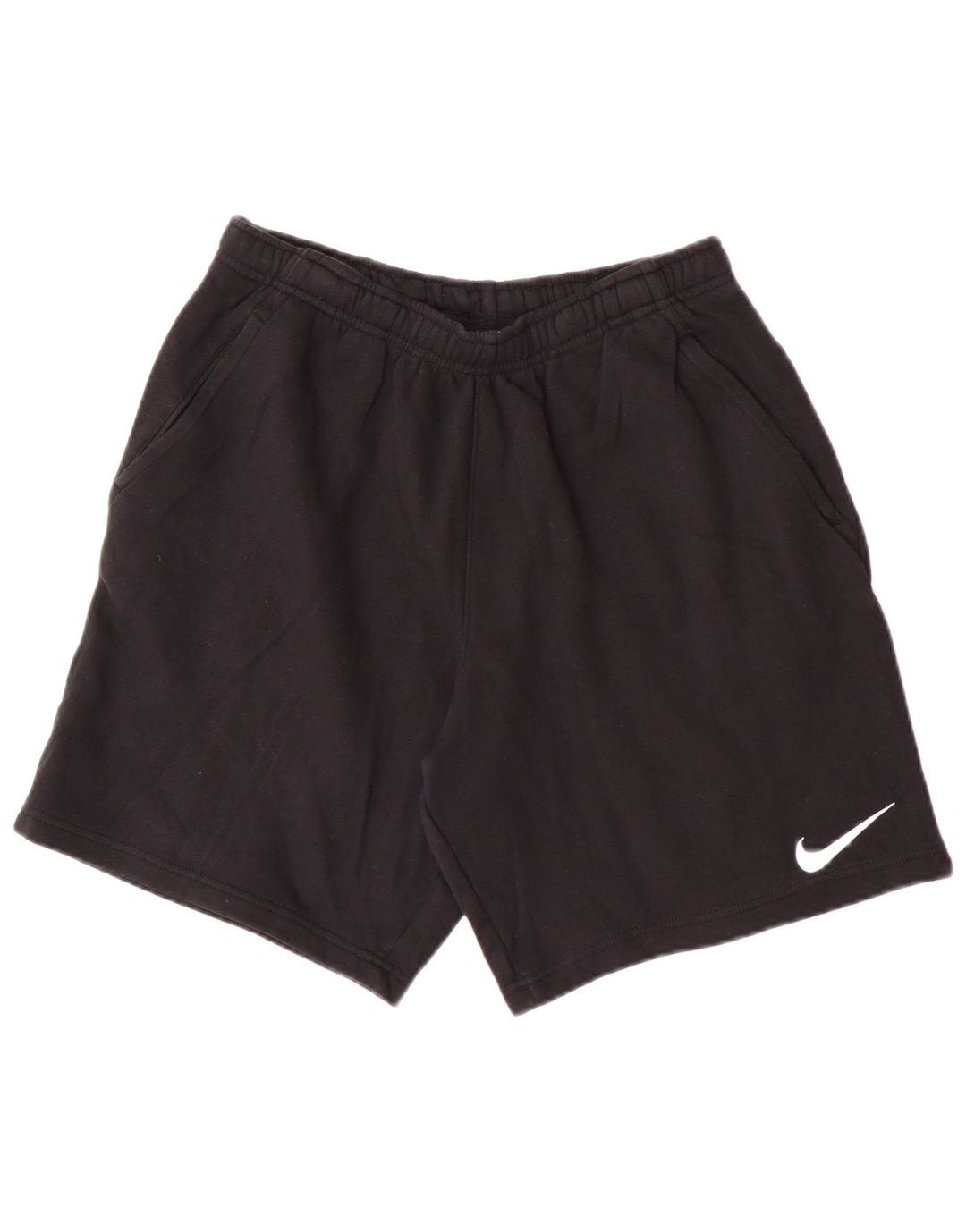 Pantaloni scurți sport Nike pentru bărbați, loose fit, bumbac mediu negru