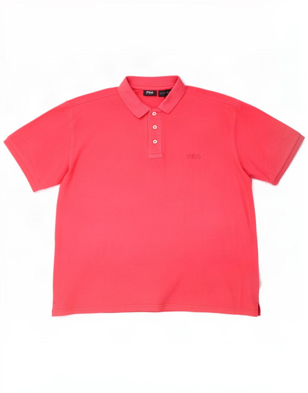 Tricou polo Fila pentru bărbați, mare, roz, bumbac