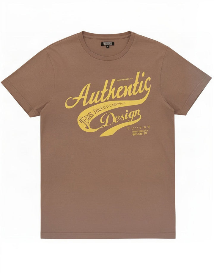 Tricou cu grafic Jack & Jones pentru bărbați Top, gri mediu