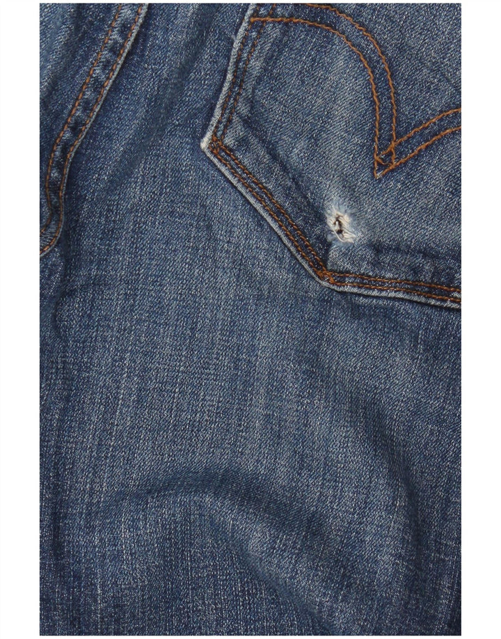 Blugi Levi's pentru femei 525 Bootcut US 10 Large W30 L28 Blue Bumbac