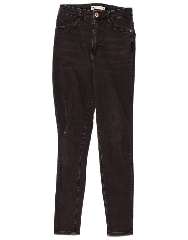 Blugi skinny pentru femei cu talie înaltă Zara EU 36 XS W26 L28 Negri