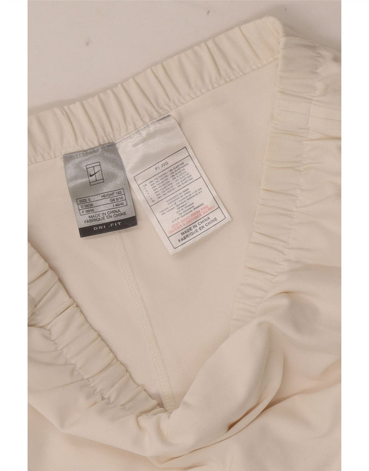 Skort pentru femei Nike UK 8/10, mic, alb, poliester