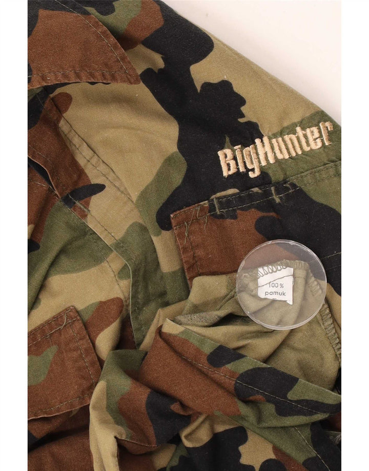 Cămașă militară pentru bărbați Big Hunter, bumbac camuflaj, multicolor, mediu