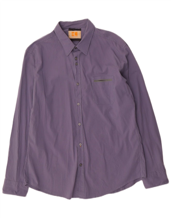 Cămașă pentru bărbați Hugo Boss 2XL, bumbac albastru