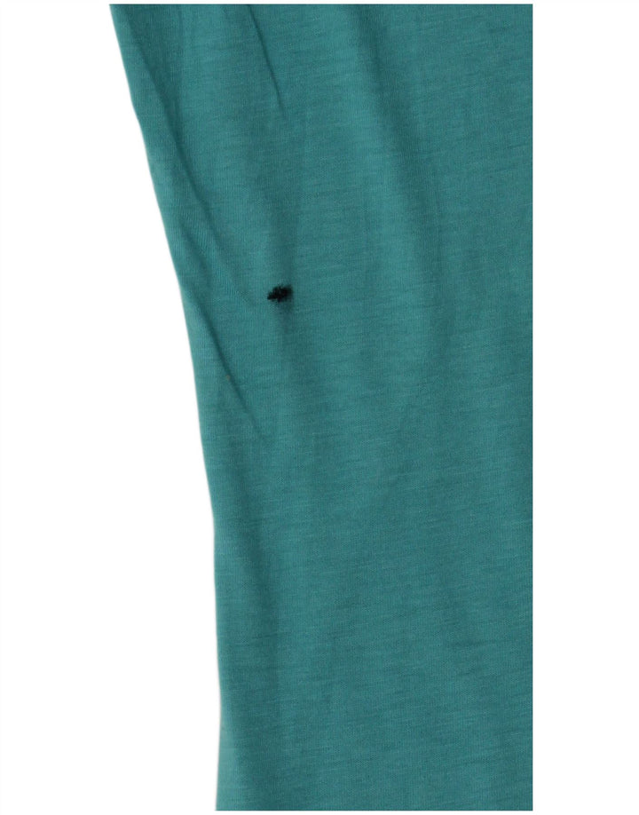 Tricou grafic NIKE pentru femei Slim Fit Top UK 12 Poliester albastru mediu