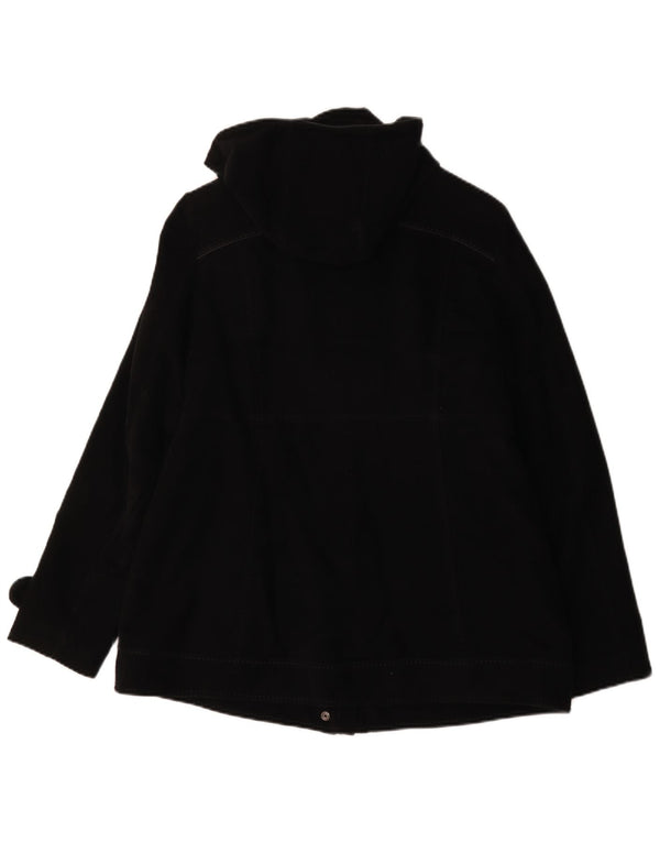 GEOX Respira Duffle Coat UK 12 bumbac mediu negru