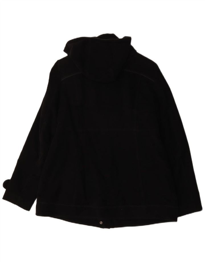 GEOX Respira Duffle Coat UK 12 bumbac mediu negru