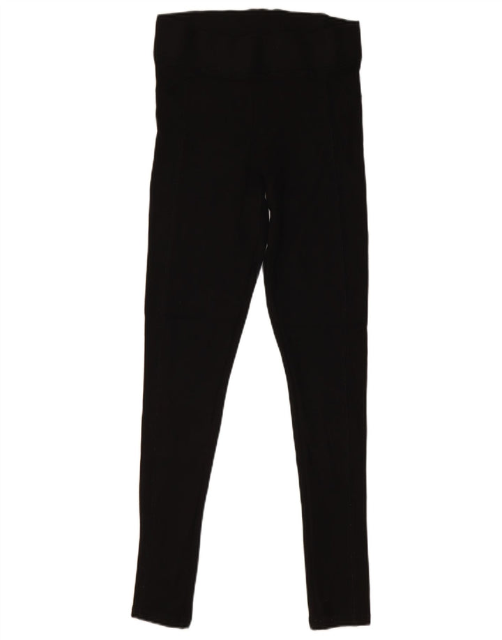 Leggings pentru femei Topshop UK 8 Small Black Viscose
