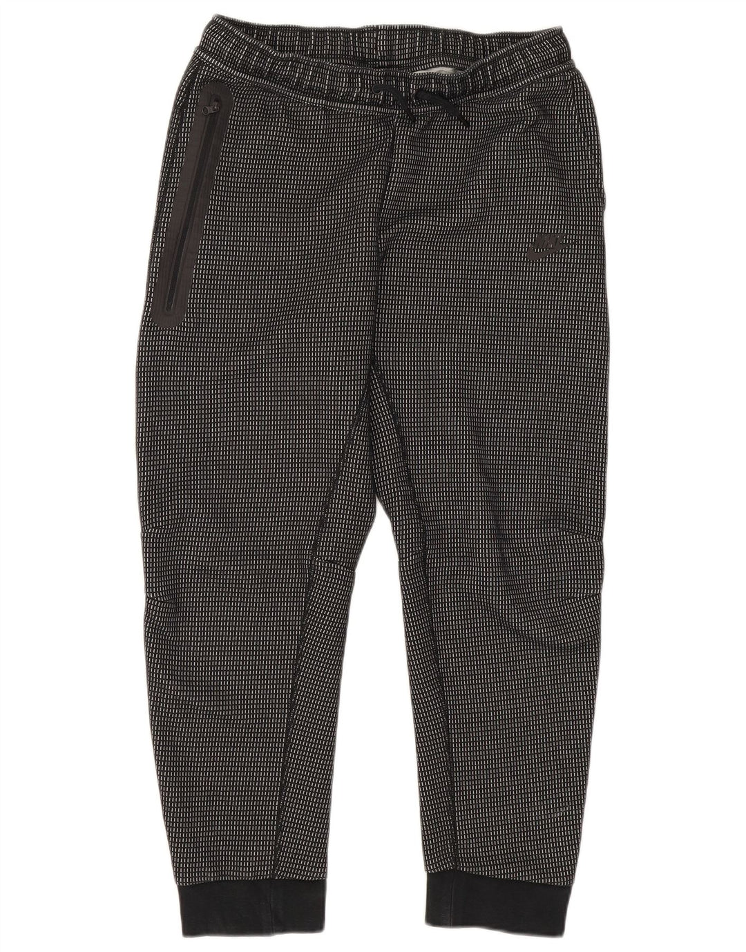 Nike Băieți Pantaloni de trening Pantaloni de jogging 13-14 ani XL Poliester cu carouri negru