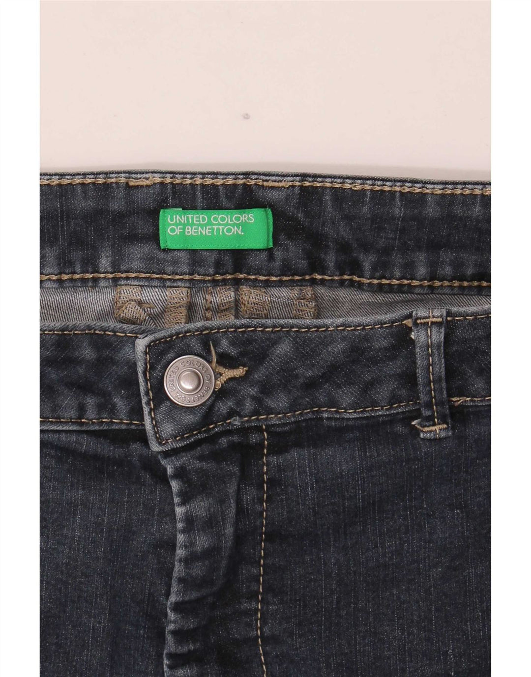 Blugi slim pentru bărbați Benetton W34 L27 Albastru
