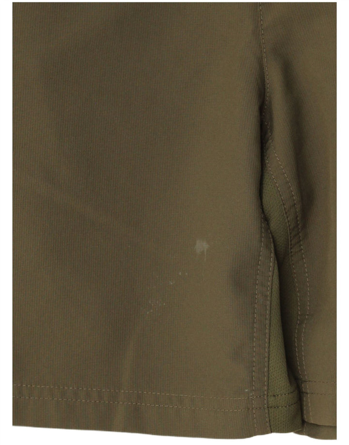 Pantaloni scurți sport Nike Dri Fit pentru bărbați, kaki, poliester color bloc
