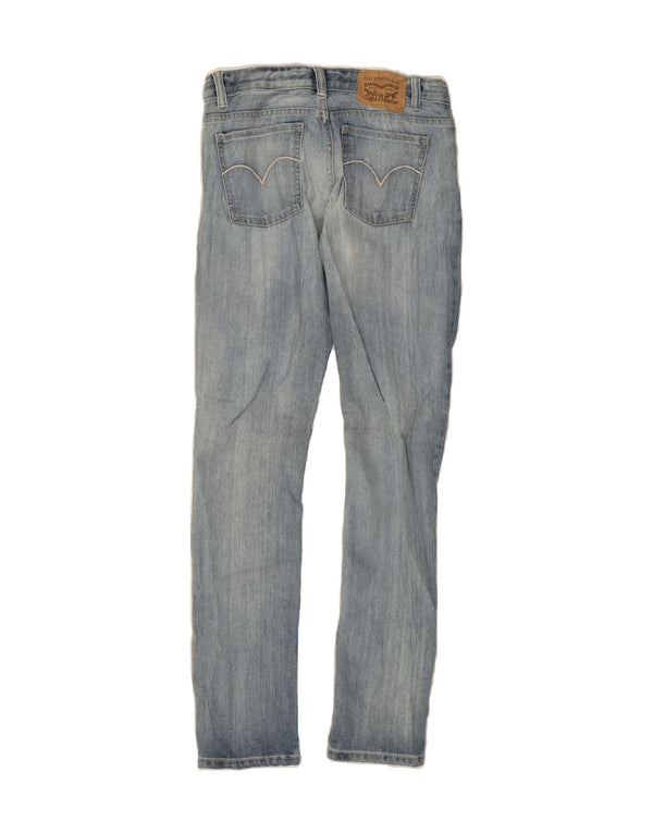 LEVI'S Girls Boyfriend Slim Jeans 13-14 Years W26 L28 Blue Cotton