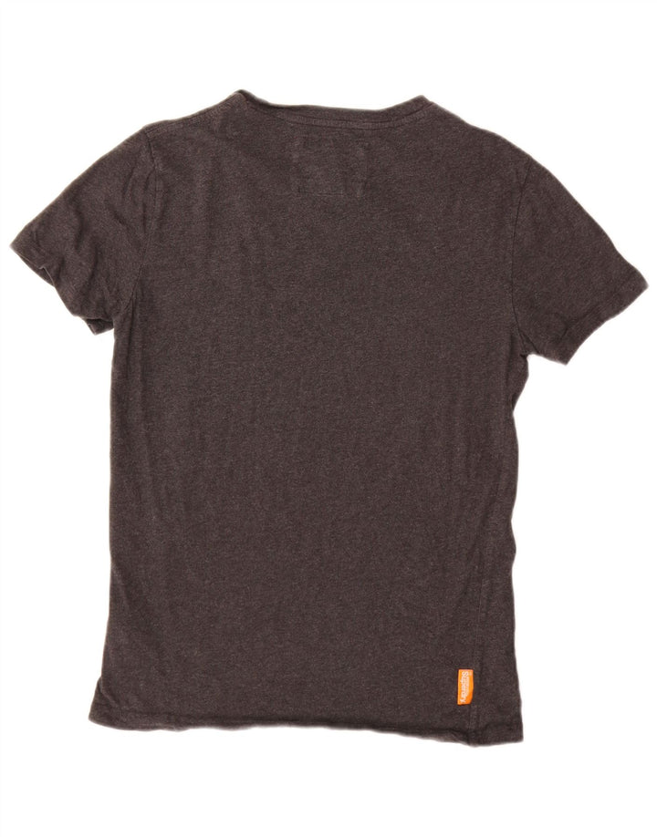Tricou Superdry pentru bărbați Top mic, gri, bumbac
