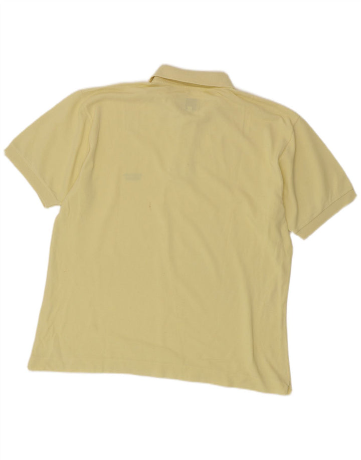 BENETTON tricou polo pentru bărbați, galben mare