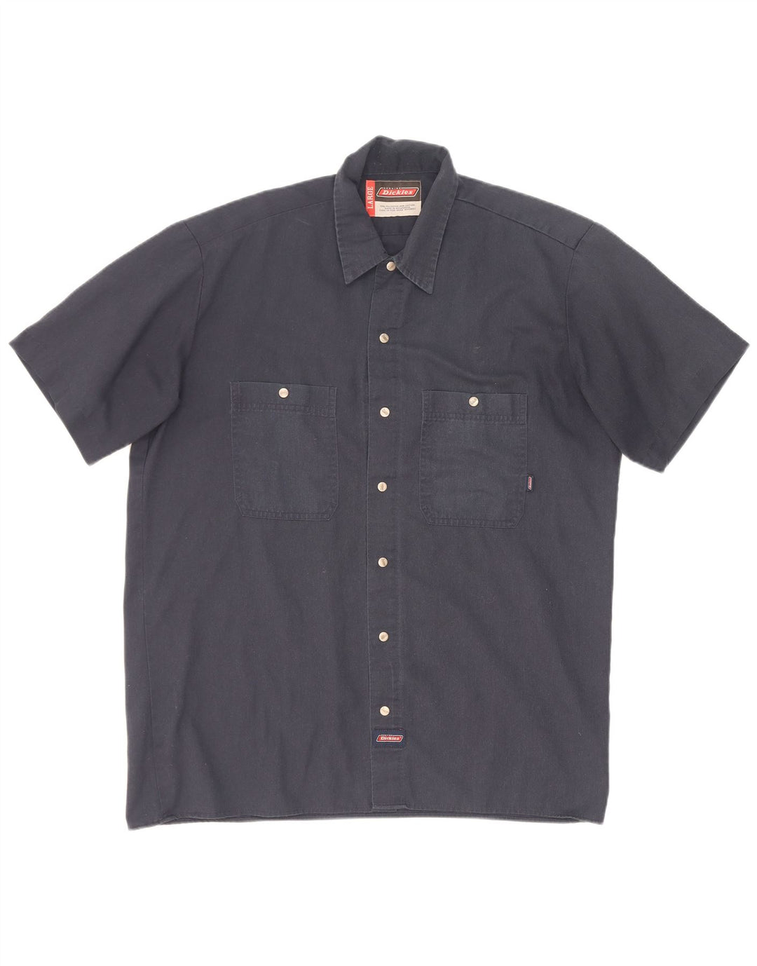 Cămașă cu mânecă scurtă pentru bărbați Dickies, poliester mare bleumarin