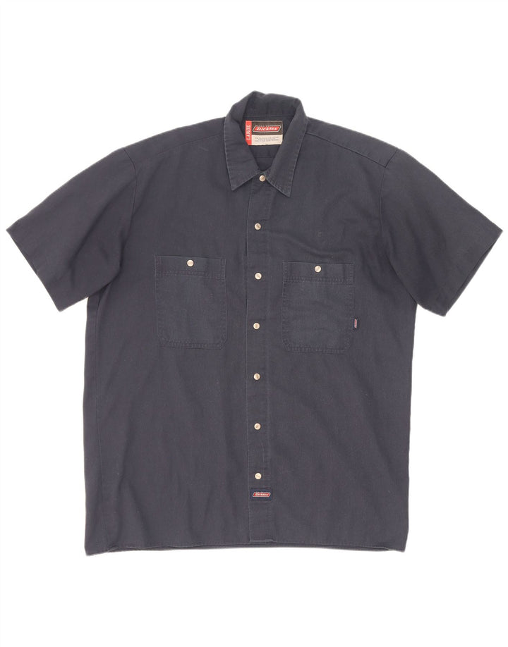 Cămașă cu mânecă scurtă pentru bărbați Dickies, poliester mare bleumarin