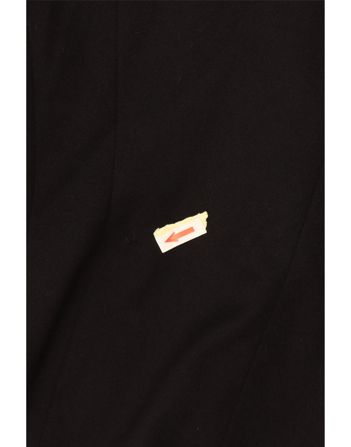 Blazer pentru femei Zara, cu 1 nasture, UK 16, lână mare, neagră