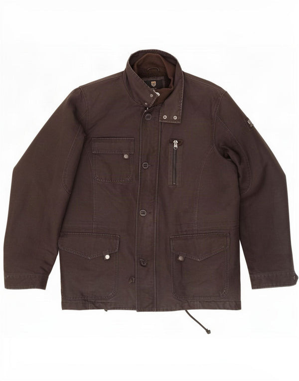 Jachetă pentru bărbați Basefield Sherpa Utility UK 42 XL, bumbac maro