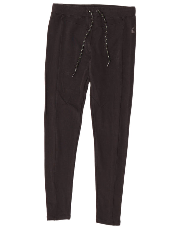 Leggings pentru femei Nike UK 10 mic bumbac negru