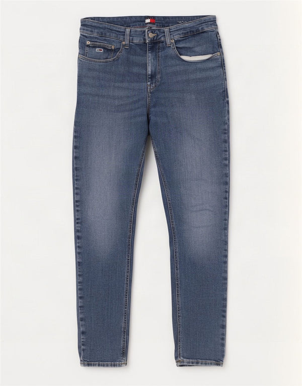 Blugi conici pentru bărbați Tommy Hilfiger Austin Slim W33 L34 Bumbac albastru
