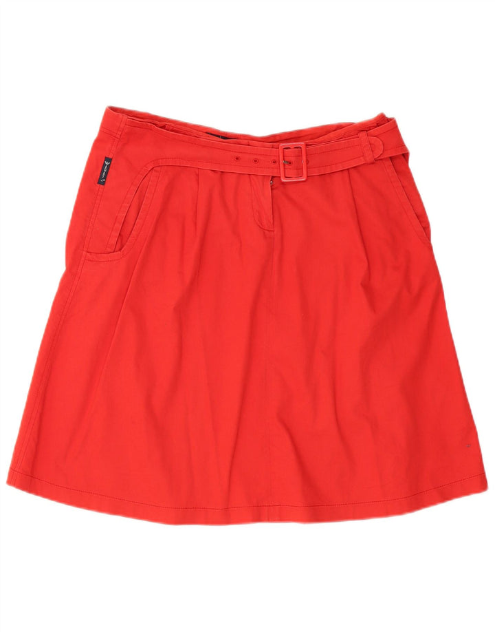 Fustă A-Line pentru femei Armani US 8 Medium W30 Bumbac roșu