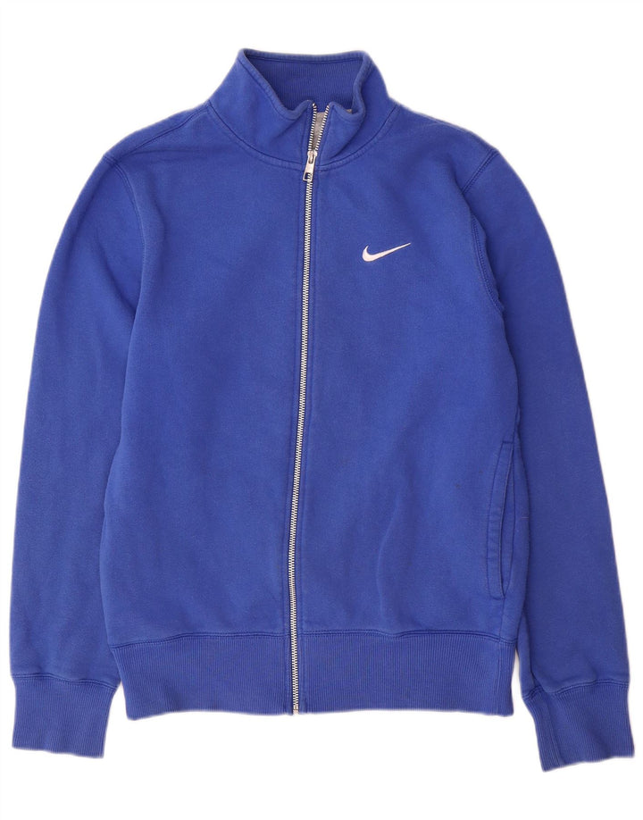 Jachetă de trening pentru bărbați NIKE, bumbac, albastru mic