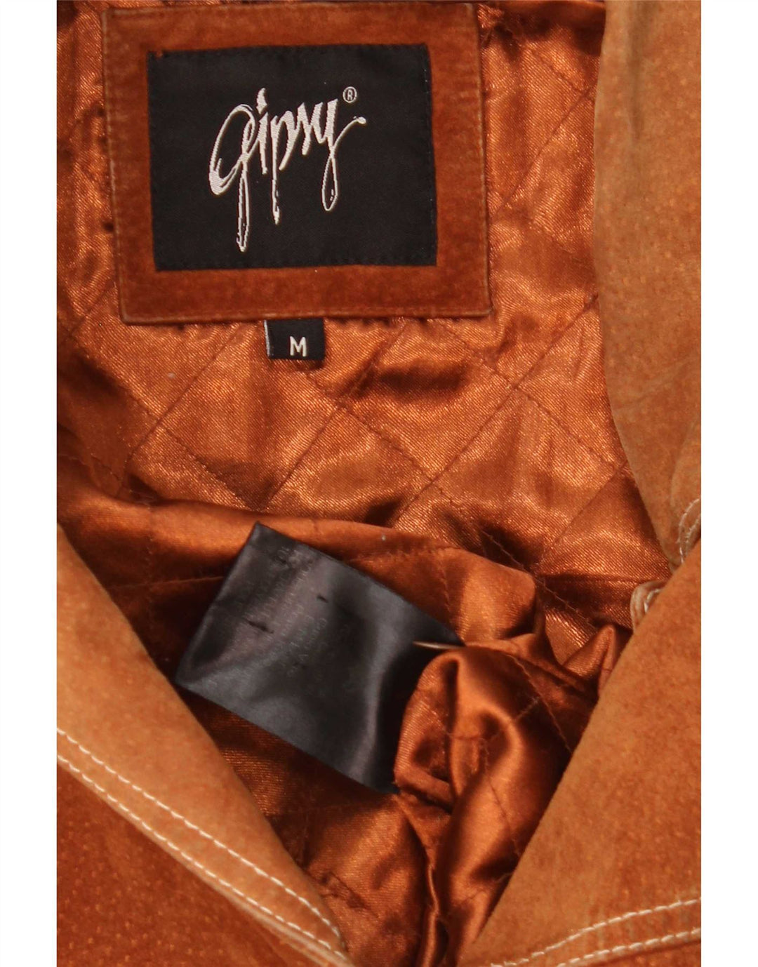 Jachetă de piele intoarsa pentru femei Gipsy UK 14, maro mediu, piele