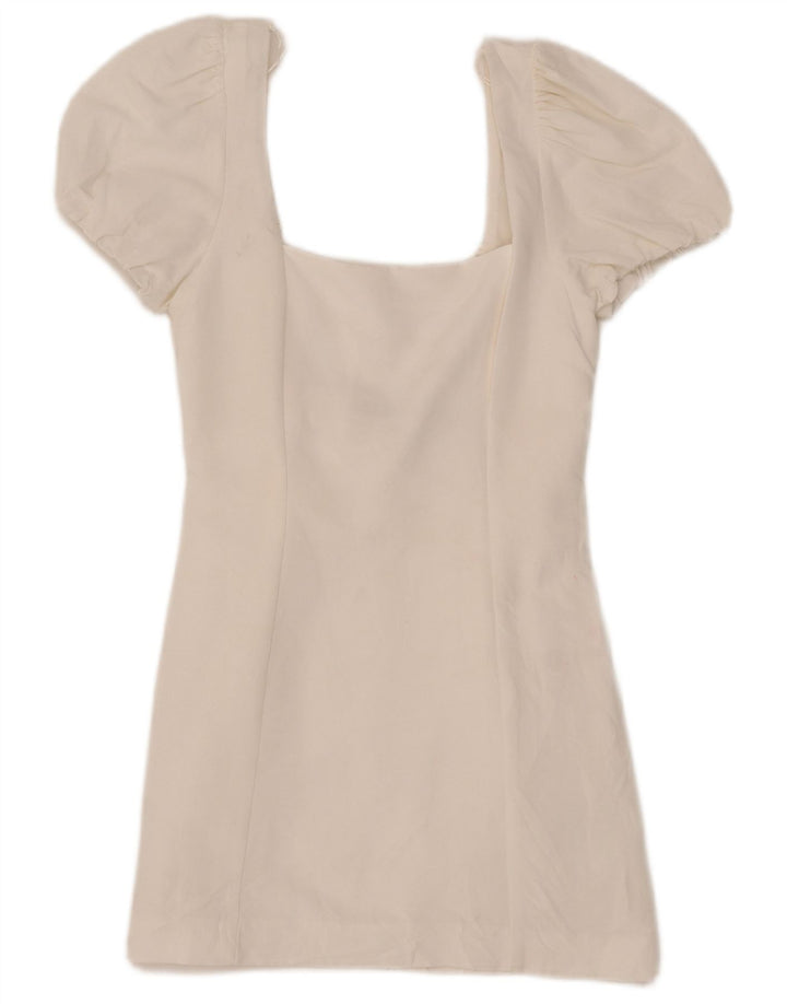 Rochie teacă pentru femei Zara UK 8 Small White Viscose