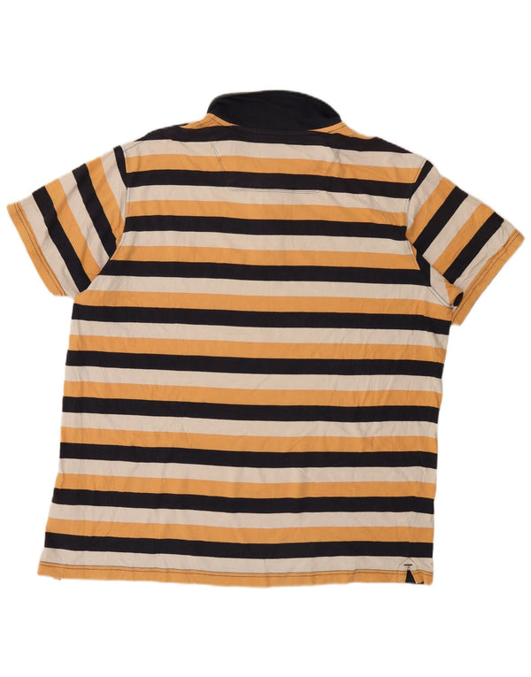 Tricou polo Timberland Earthkeepers pentru bărbați, cu formă regulată, 2XL, cu dungi galbene