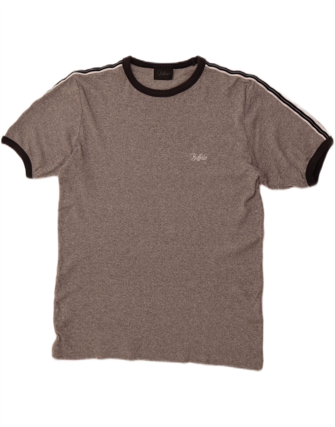 Tricou pentru bărbați BUFFALO Top din bumbac gri mediu