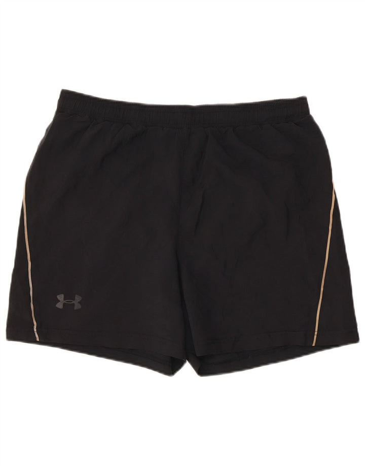Pantaloni scurți de înot Under Armour pentru bărbați, poliester mediu negru