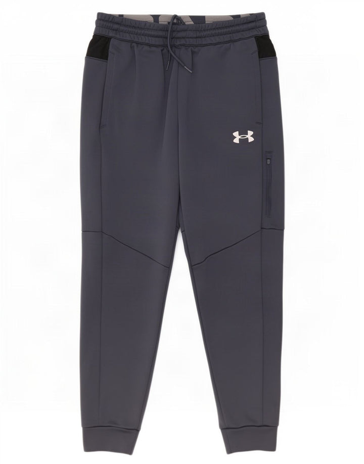 Pantaloni de trening pentru bărbați Under Armour Pantaloni de jogging Gri mediu Colorblock