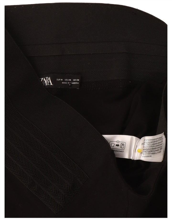 Leggings pentru femei Zara UK 12 Poliester mediu negru