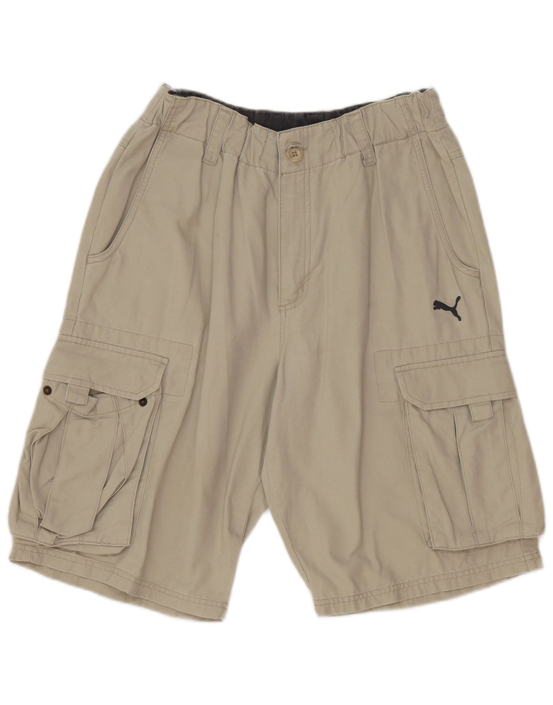 Pantaloni scurți cargo Puma pentru bărbați, mediu W32, bumbac gri
