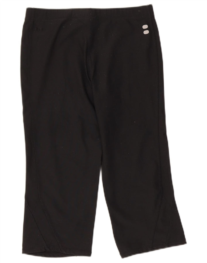 Leggings Capri Nike pentru femei Marea Britanie 10/12 Poliester mediu negru