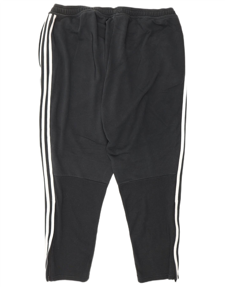Pantaloni de trening ADIDAS pentru bărbați 2XL bumbac negru