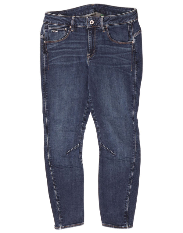 Blugi skinny 3D Arc Crop pentru femei G Star L30 L26 Bumbac albastru