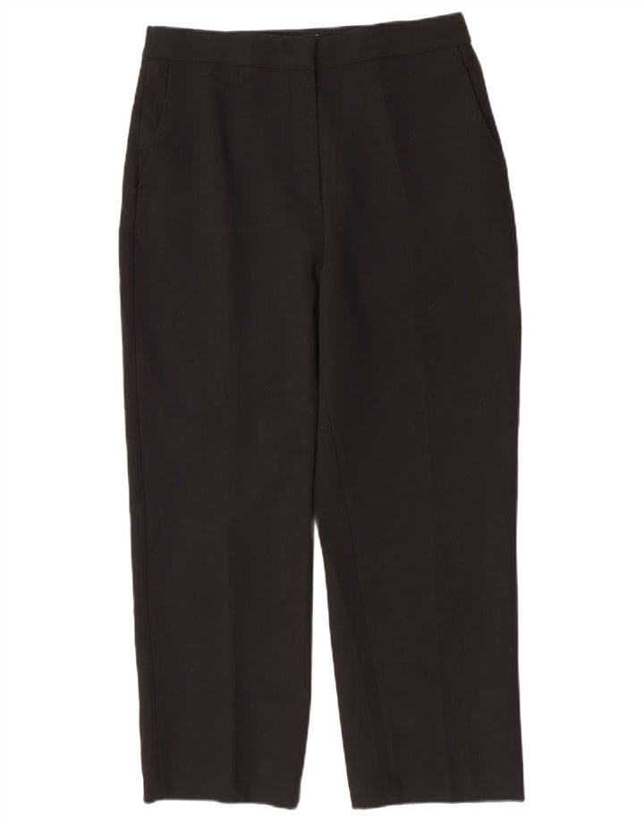 Pantaloni de costum conici pentru femei Zara L32 L27 Poliester negru