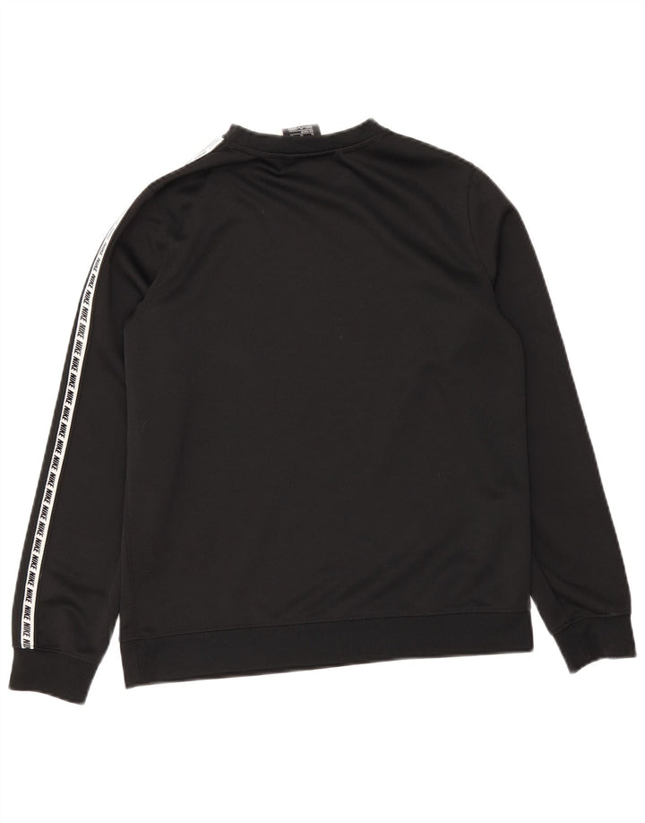 Pulover Nike pentru băieți grafic 13-14 ani XL poliester negru