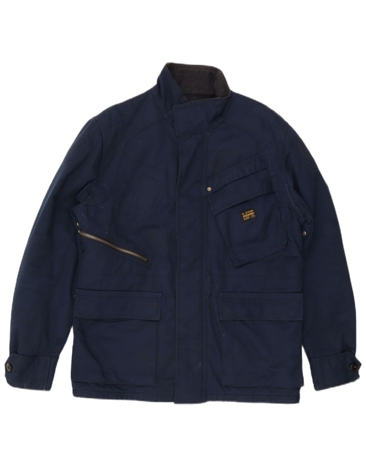 Jachetă G-Star pentru bărbați, Marea Britanie 44 2XL, nailon bleumarin