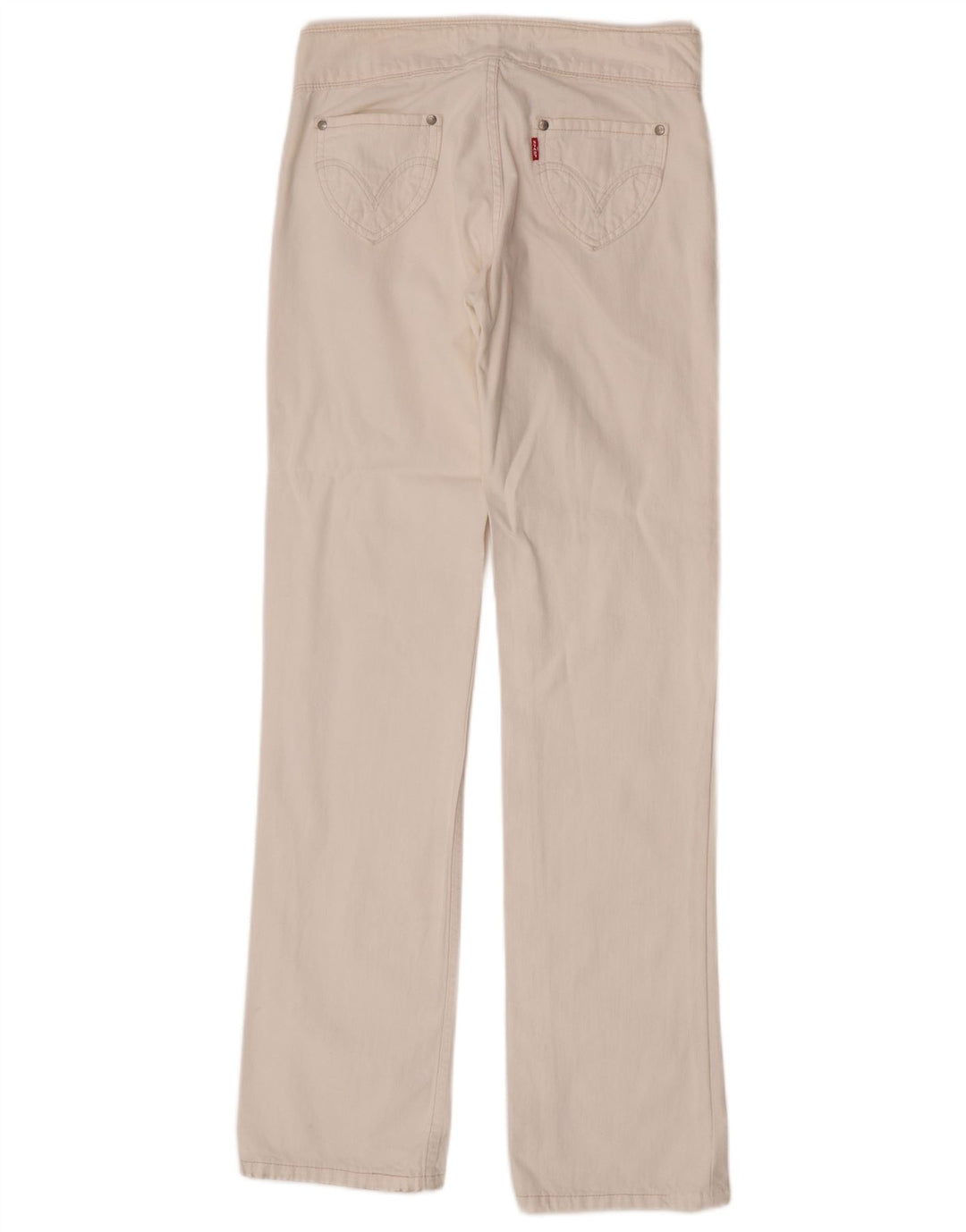 Blugi drepti pentru femei Billie May Levi's W28 L33 alb
