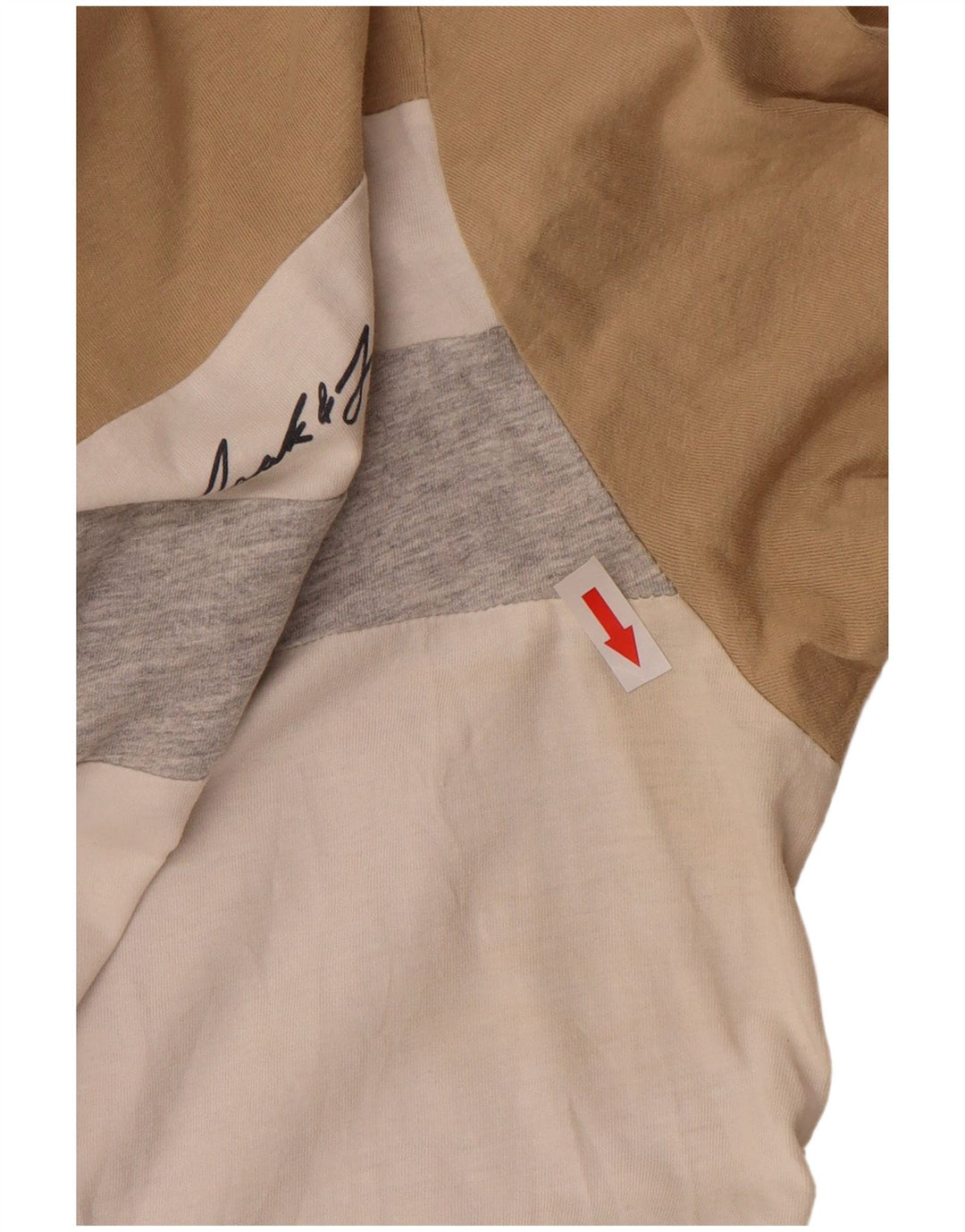 JACK & JONES Tricou pentru bărbați Top mediu alb din bumbac color bloc