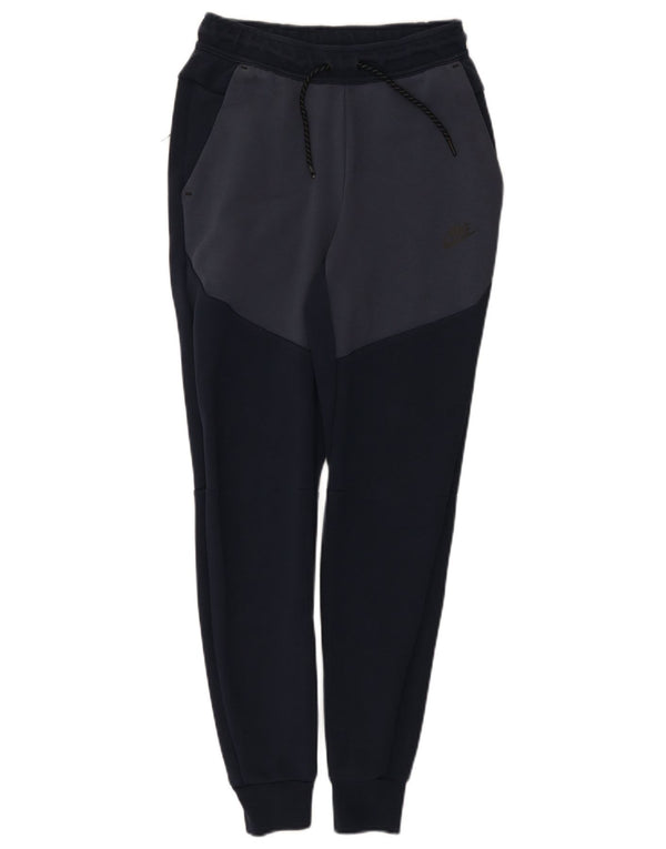 Pantaloni de trening pentru bărbați Nike Pantaloni de jogging XS bleumarin, bumbac color-bloc