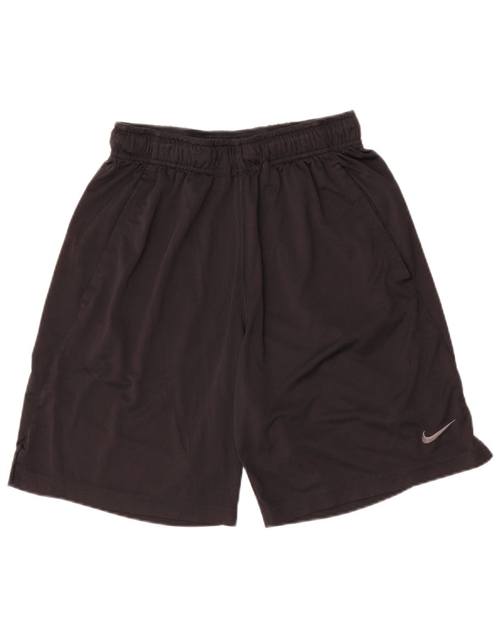 Pantaloni scurți sport Nike Dri Fit pentru bărbați, poliester negru mic