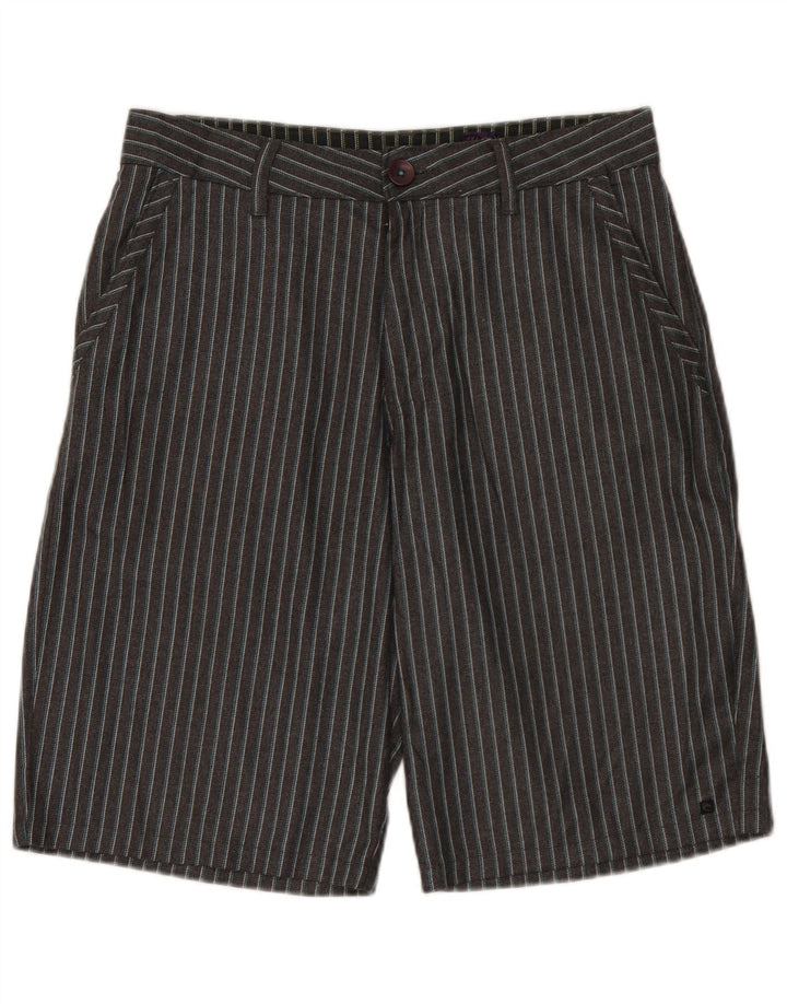 Pantaloni scurți chino pentru bărbați Rip Curl W32 Poliester cu dungi gri medii