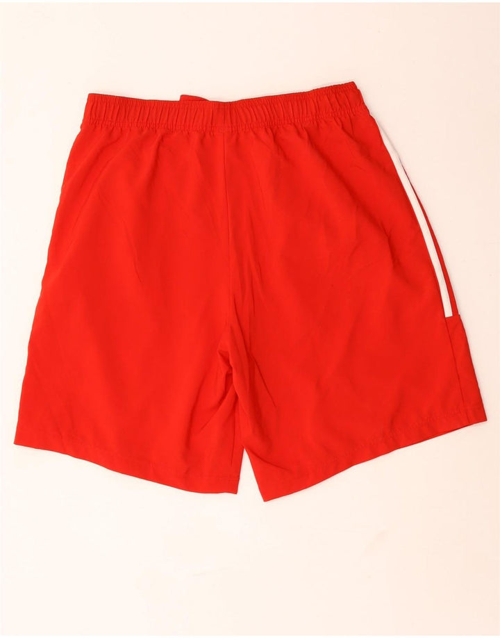 Pantaloni scurți sport adidas pentru bărbați, poliester roșu mare